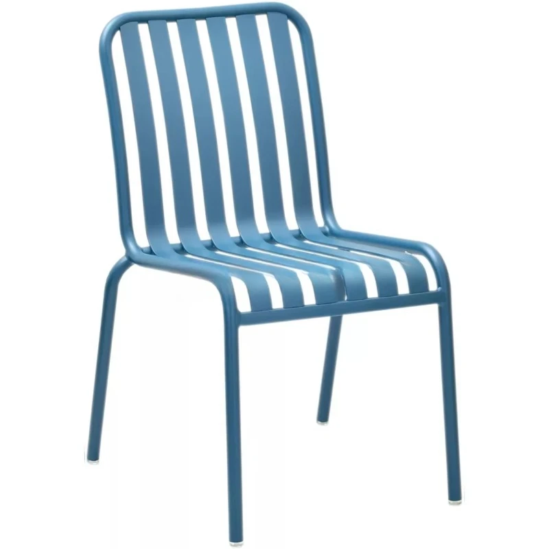 

Modern armless design Iron dining chairs Restaurant cafe or balcony with steel and metal