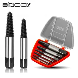 5/6Pcs Screw Extractor Center Drill Bits Guide Set Broken Damaged Bolt Remover Removal Speed Cord Breaker Puller Easy Set