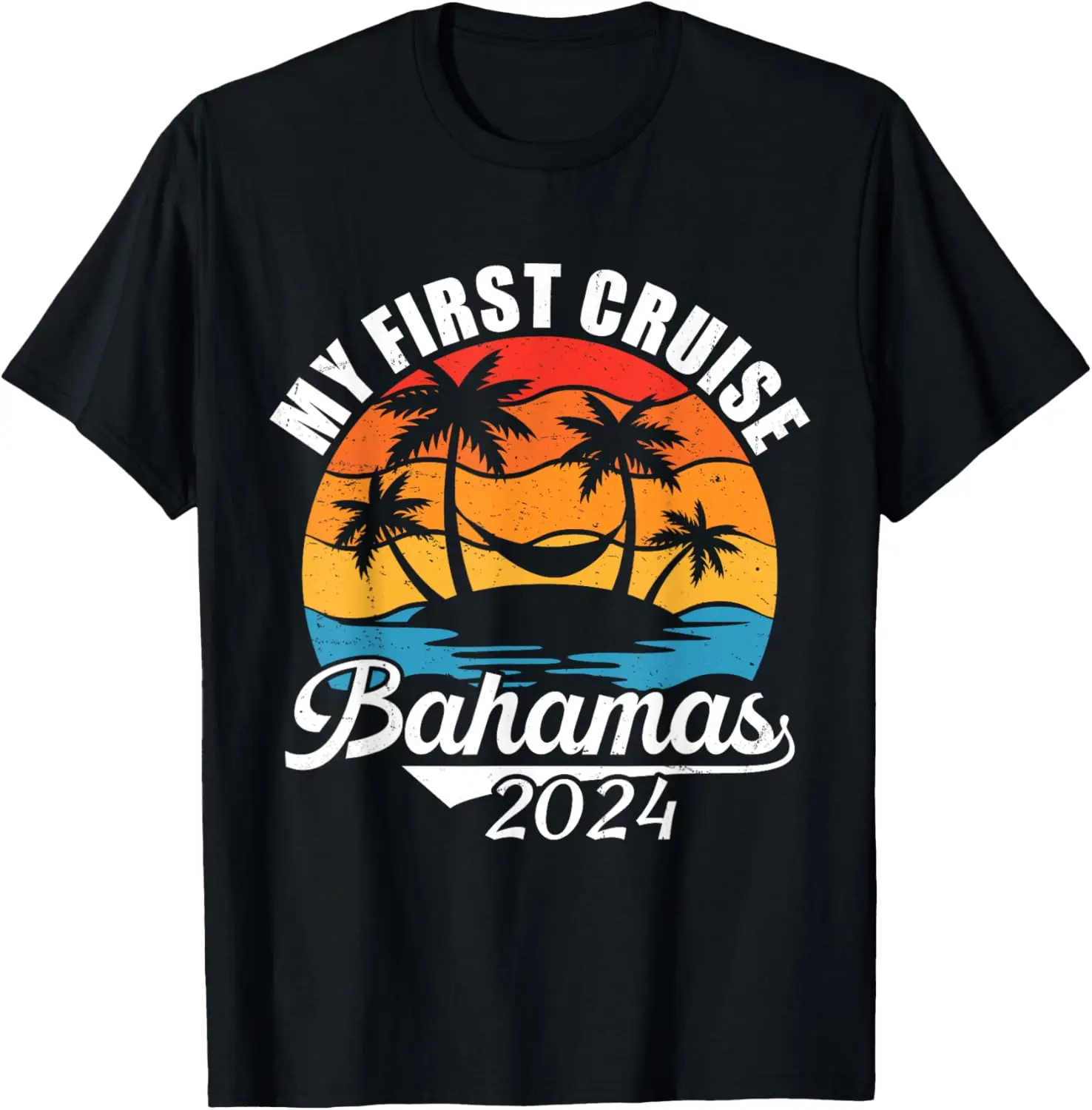 My First Cruise Bahamas 2024. Funny Family Vacation Cruise T-Shirt,Crew T-shirt