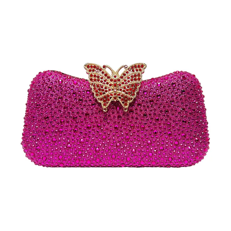 Crystal Shiny Diamond Evening Clutch Purse Wedding Party Banquet Bag Luxury Design Glitter Women Handbag Shoulder Crossbody Bag
