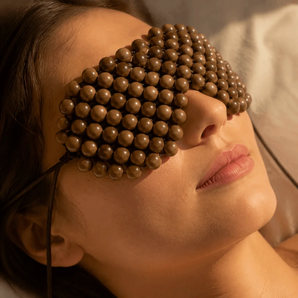 Handmade Eye Mask Herbal Incense Blended Beads Hot Compress Eye Mask Hot Compress Ancient Method Sleep Eye Mask Eye Health
