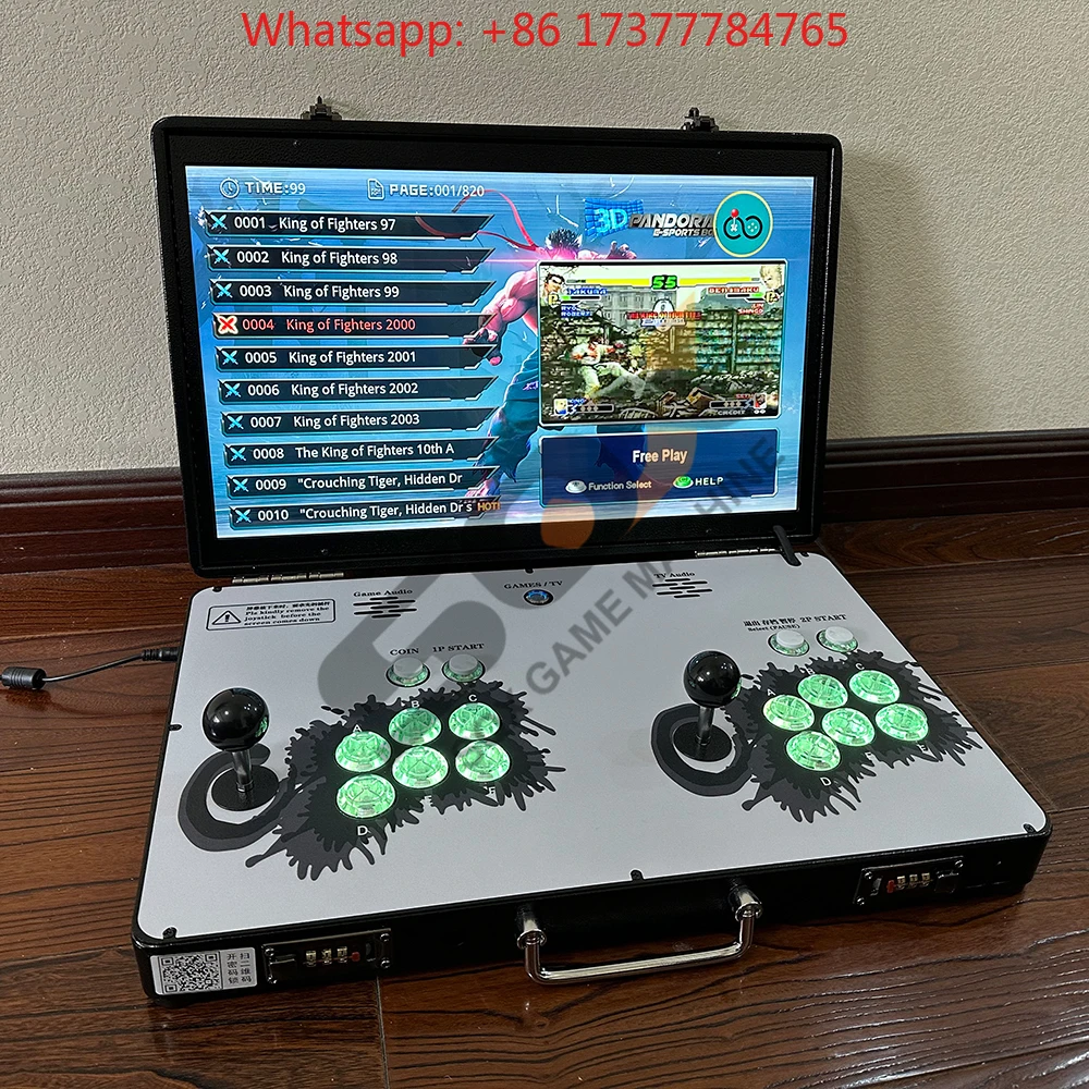 2026 Wholesale 22 Inch LCD Pandora Game Box Extreme 3D Arcade Console Fighting Game Machine with 8000 Games