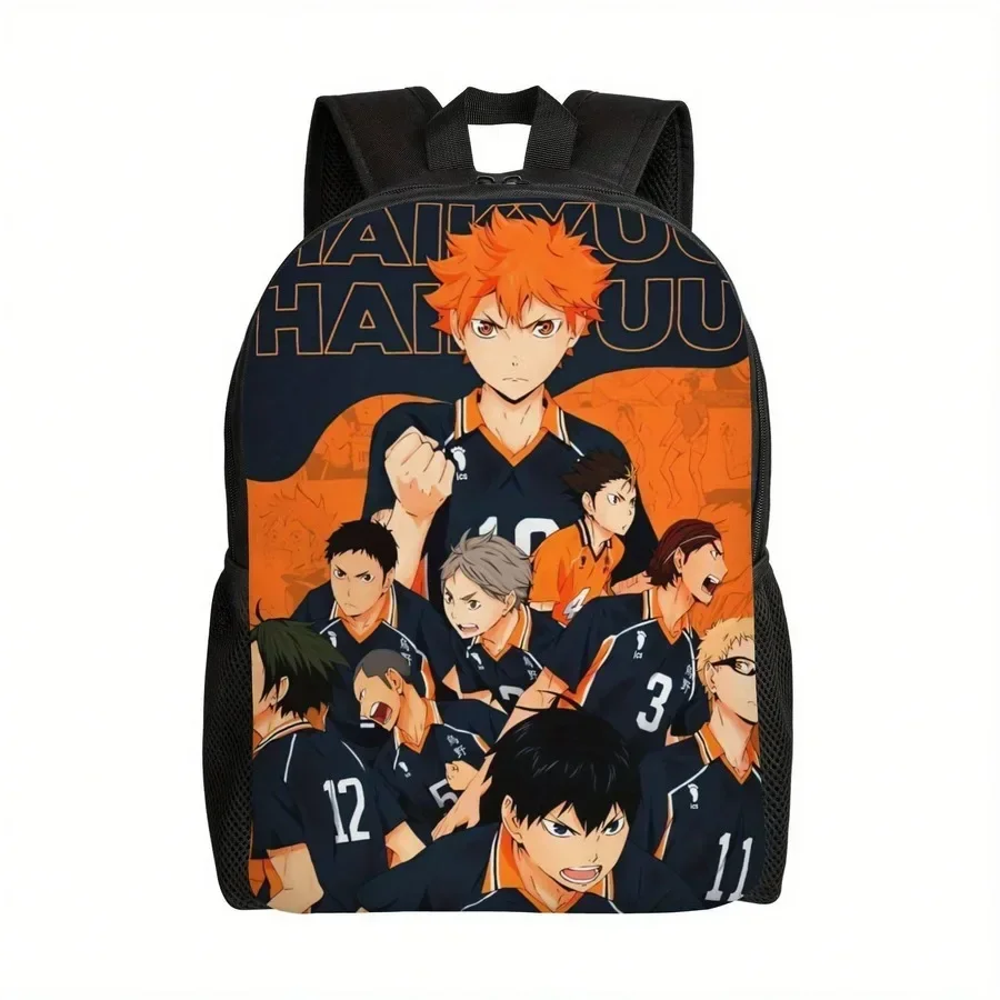 Custom Bag ZLIENSZUS Haikyu!!Anime Backpack - Official Japanese Volleyball Team Design, Spacious School Bag Suitable For Univers