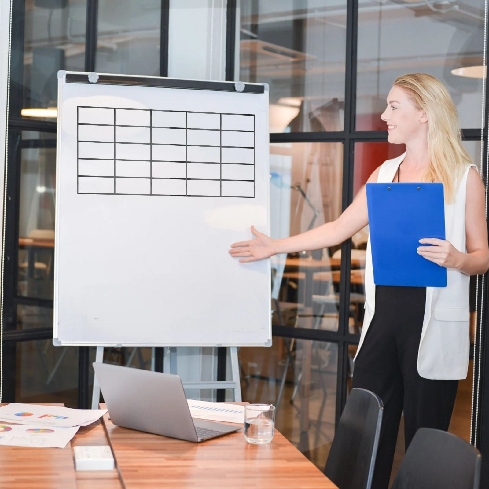 8 Pcs Black Tape Even Lines Marking Double Easy to Remove Drafting Border Adhesive