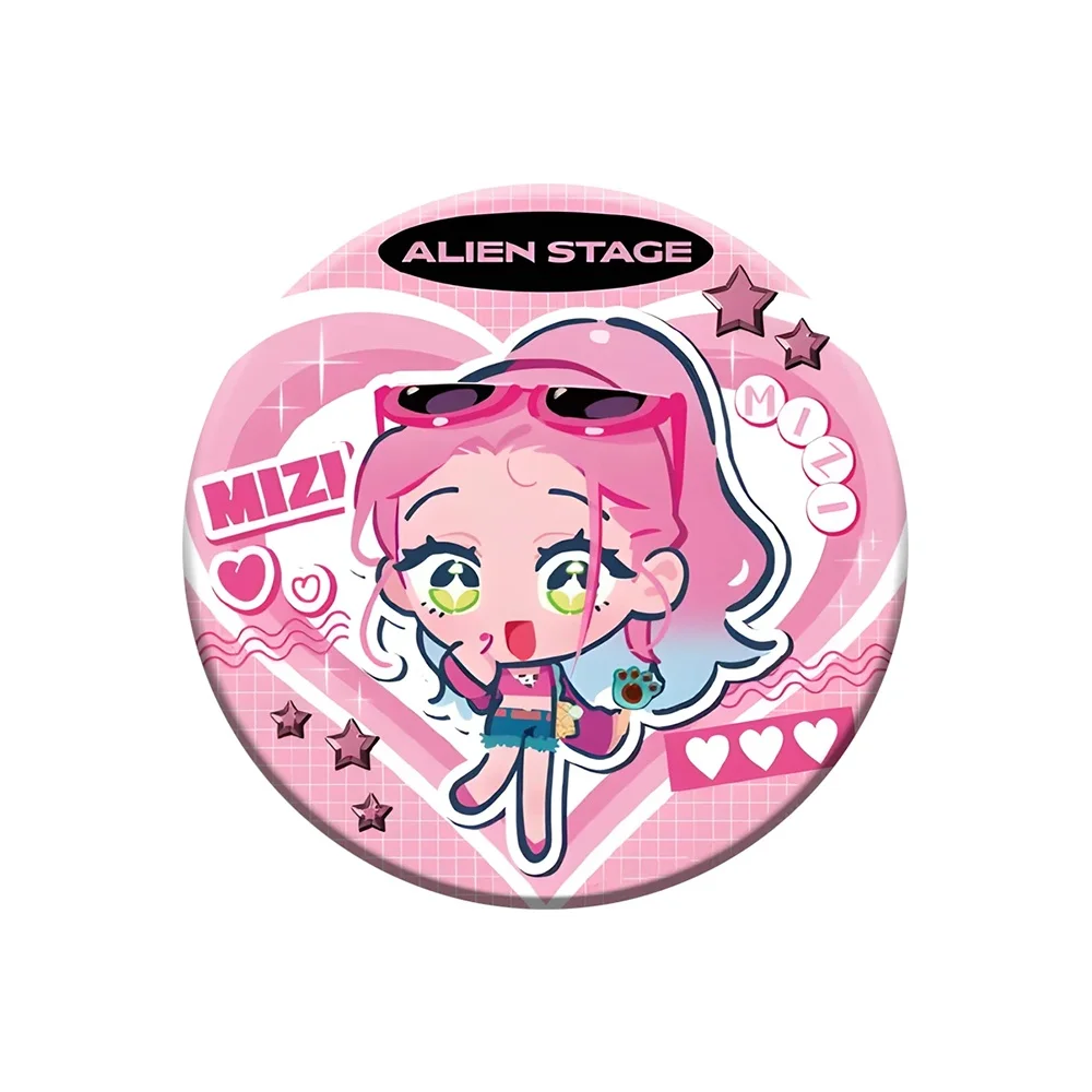 Alien Stage Badge Cosplay Cute Anime Acrylic Stand Keychain Backpack Mizi Sua Ivan Luka Till Hyuna Bag Charm  Fans Gift