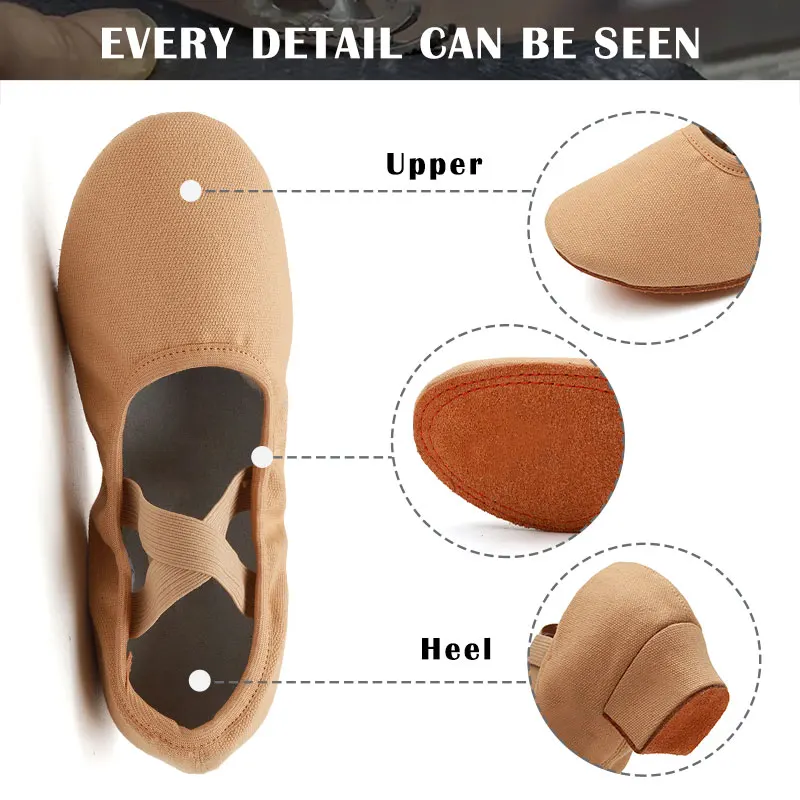 Women Dance Shoes Teacher Training Shoes Adults Latin Shoes Girls Soft sole Ballet Shoes Jazz Yoga Belly Dance Shoes Female