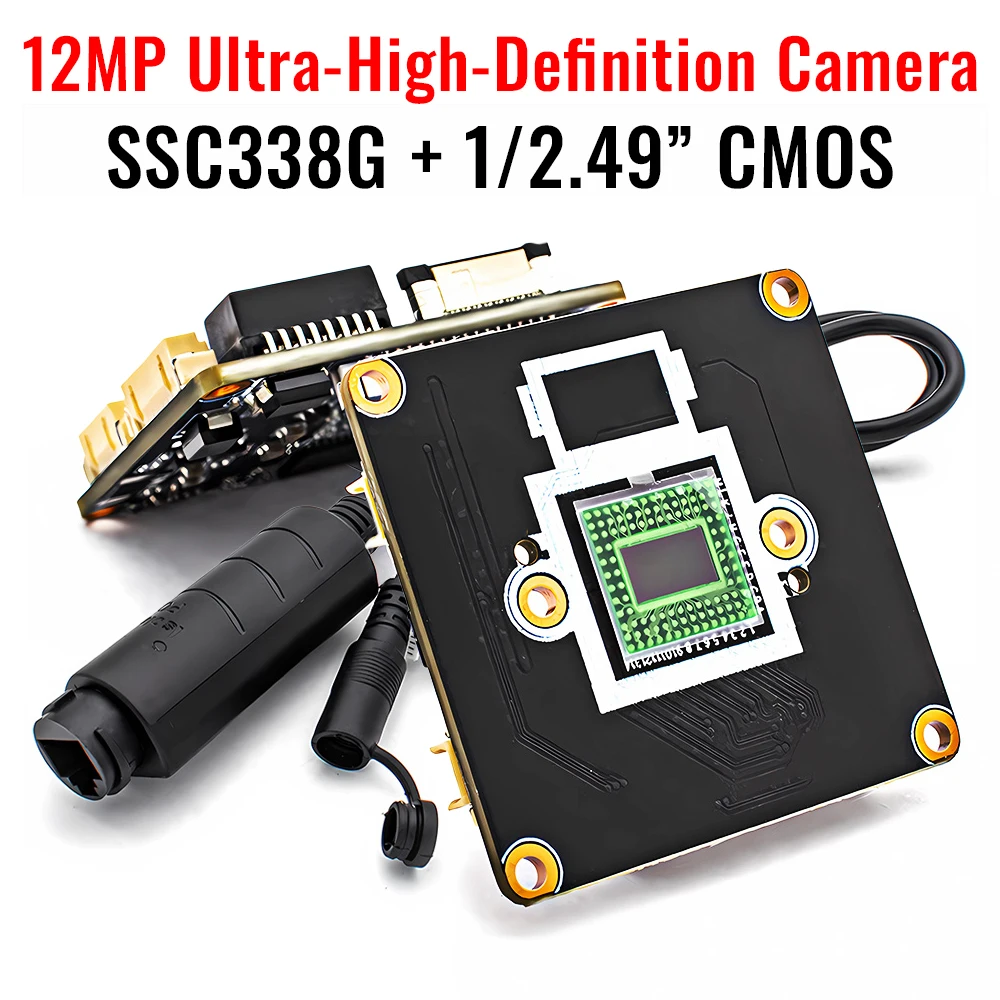 4K Ultra HD 12MP IP Camera Module 1/2.49