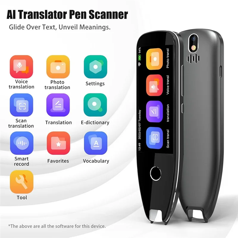 

Advanced Translation Pen Reading Tool, Text To Speech Scanning Reading Pen, Smart Pen With Voice And Photo Translation