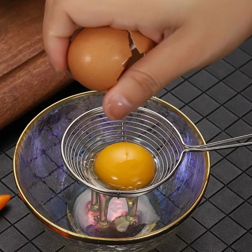 Stainless Steel Pearl Colander Milk Tea Shop Essential Boba Strainer Milk Tea Spoon Red Handle Colander Pearl Spoon Filter