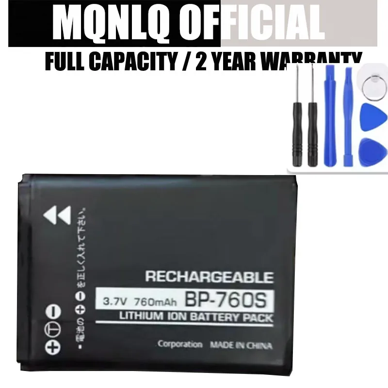 Batería nueva para cámara Contax BP-760S, 1-2 piezas, para cámara de teléfono Kyocera i4r, batería Bateria