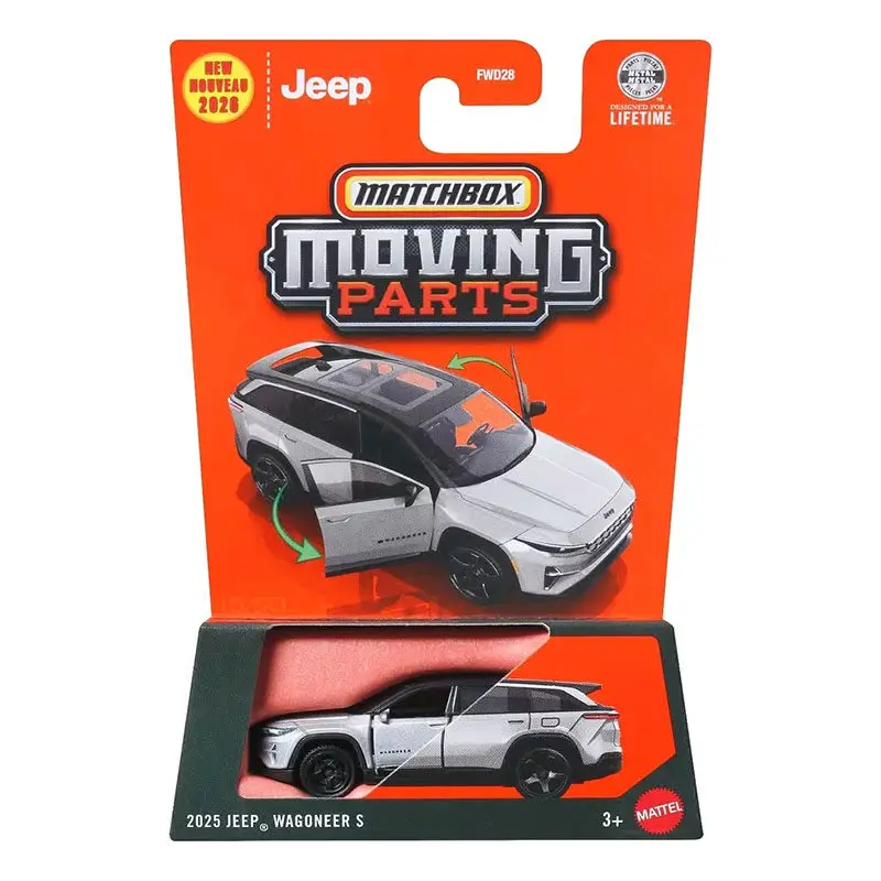 New 2026 Matchbox Moving Parts FWD28 Collectible Diecast Car Models Acura Jeep Lotus Mini Volkswagen Toyota Collectors Toy Gifts