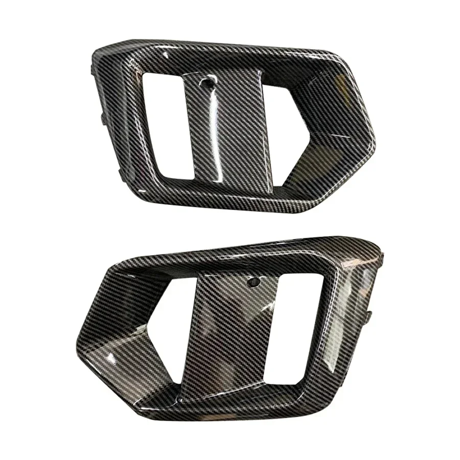 

For Ford Focus RS 2015 2016 2017 2018 Car Exterior Accessories Fog Lights Frame Fogs Lamp Cover Grille Carbon Fiber Look