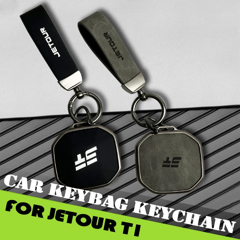 Fit for Jetour Shanhai T1 2024 2025 Auto Key Set Modification Car Keybag Keychain Car Exterior Accessories Car Key Bag