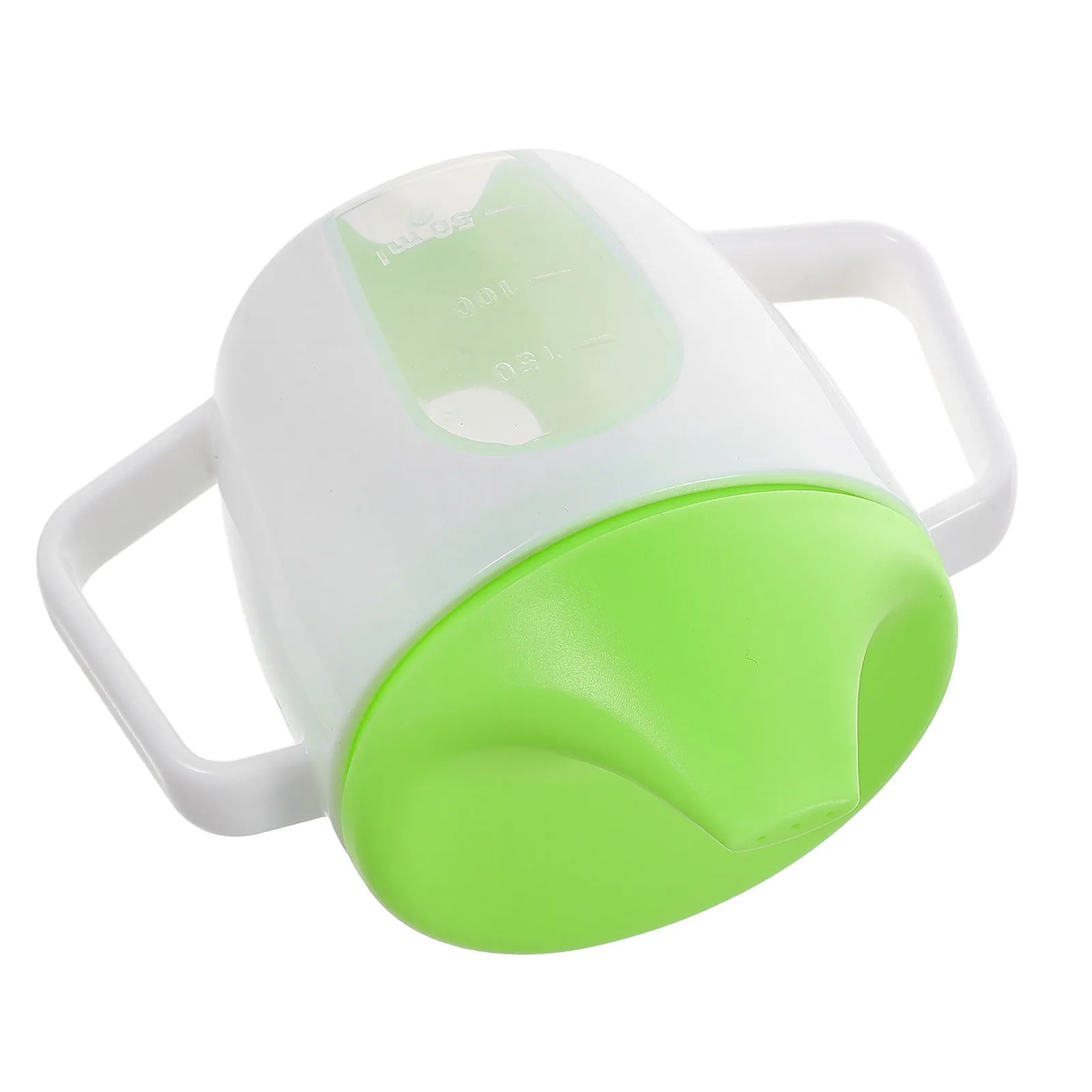 Infant Sippy Cup Toddler Training Drinking Bottle with Comfort Handles and Graduated Scale Markings Safe Bpa-Free PP Kids Water