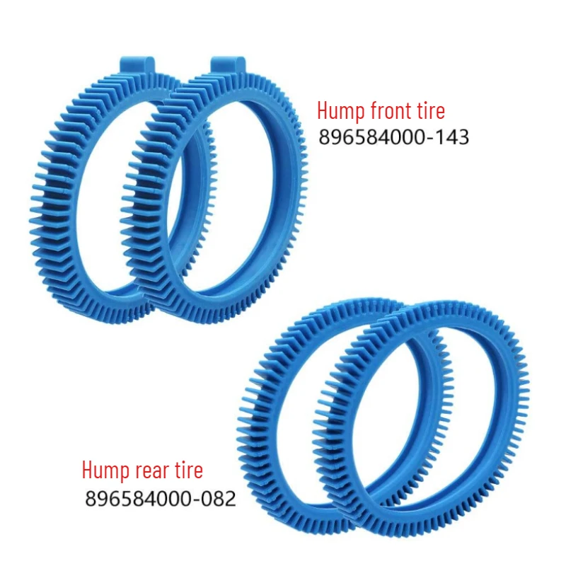 896584000-143 082 Pool Cleaner Front Tire Kit with Super Hump Replacement for Poolvergnuegen & Hayward Phoenix Cleaners