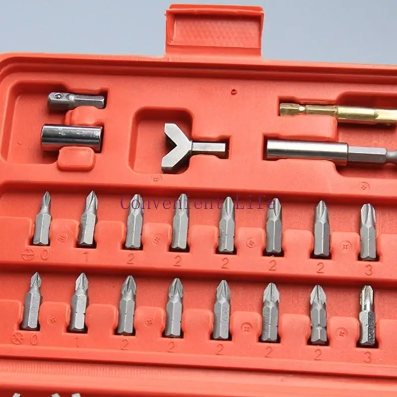 

L1EE 100pcs Screwdriver Set Batch Head Screwdriver Disassemble Hand Tool