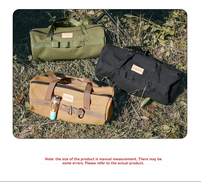 Große Kapazität Handtasche mit Verdicktem Zylinder für Camping-Zeltheringe, Kleinkram und Werkzeugorganisation – Detail 4