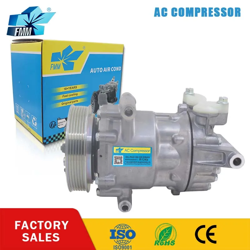 

FMM 7V16 A/C AC Compressor for Citroen Jumper Peugeot Boxer Ford Transit 2006-2014 9676552680 9676552680 1735914