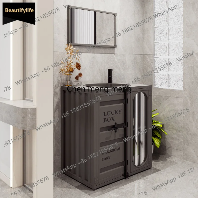 

A139 Промышленный ветровой стиральный стол Контейнер Ретро стиральный шкаф Коммерческая интегрированная колонна из нержавеющей стали