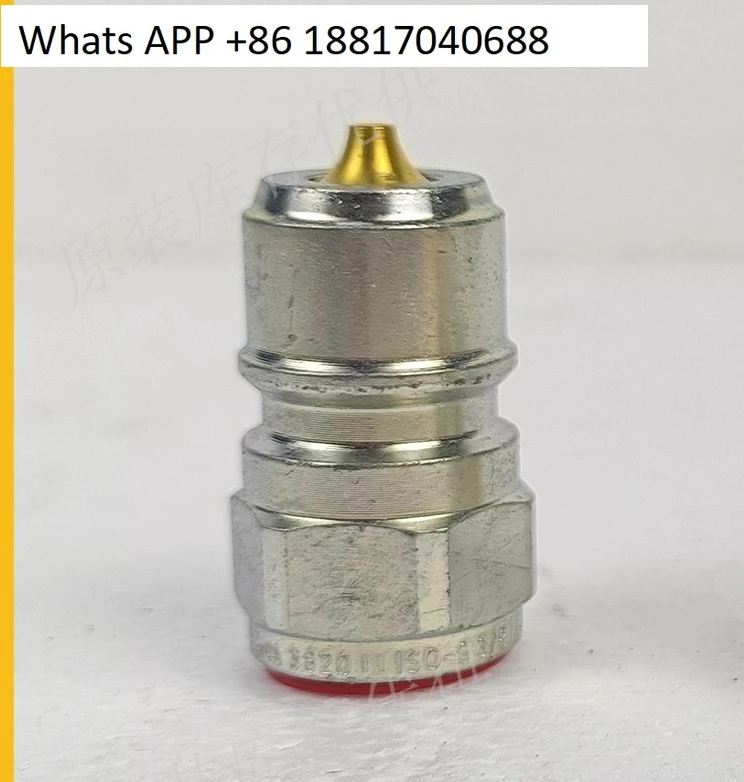 Hydraulic quick changer quick plug male connector 3820 V