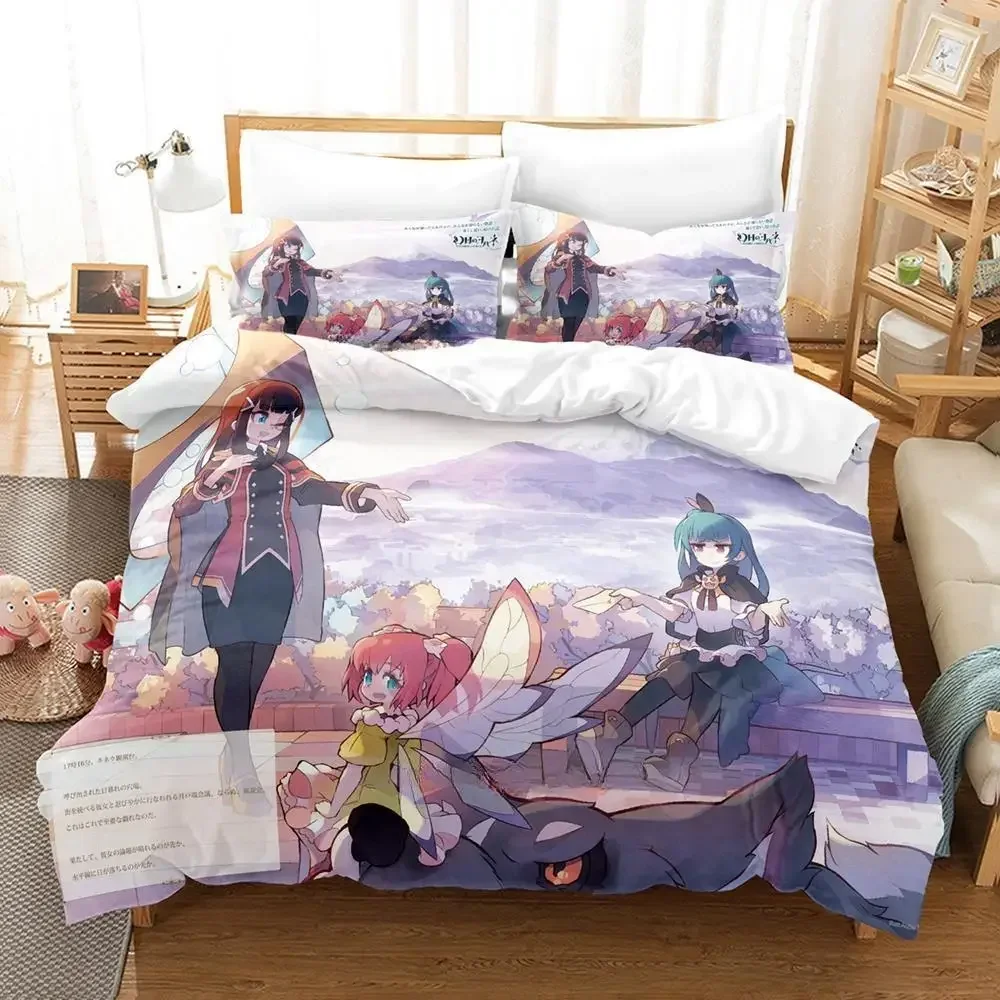 3d Print Yohane the Parhelion: Sunshine in the Mirror Bedding Set Cartoon Anime three-piece set Adult Kid Bedroom Duvetcover Set