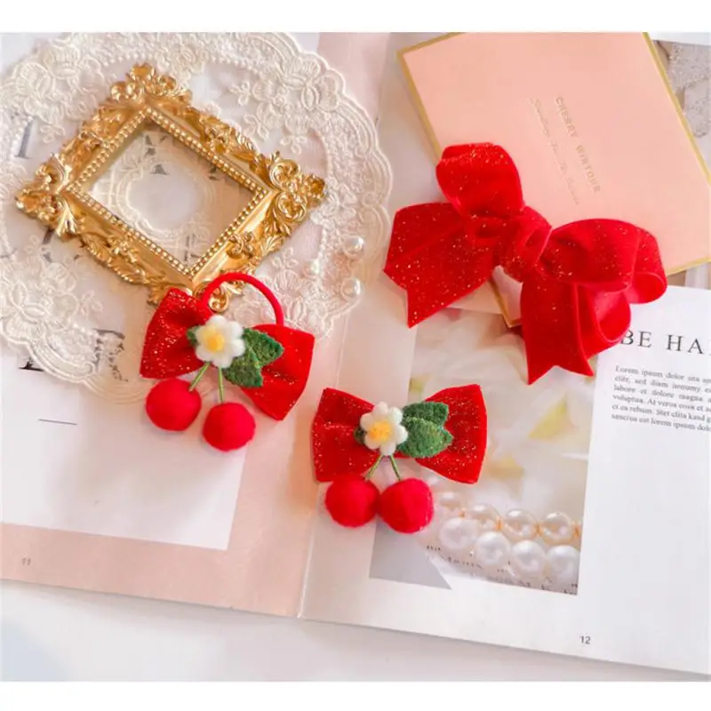 

1 шт., заколки для волос для девочек, с бархатным бантом