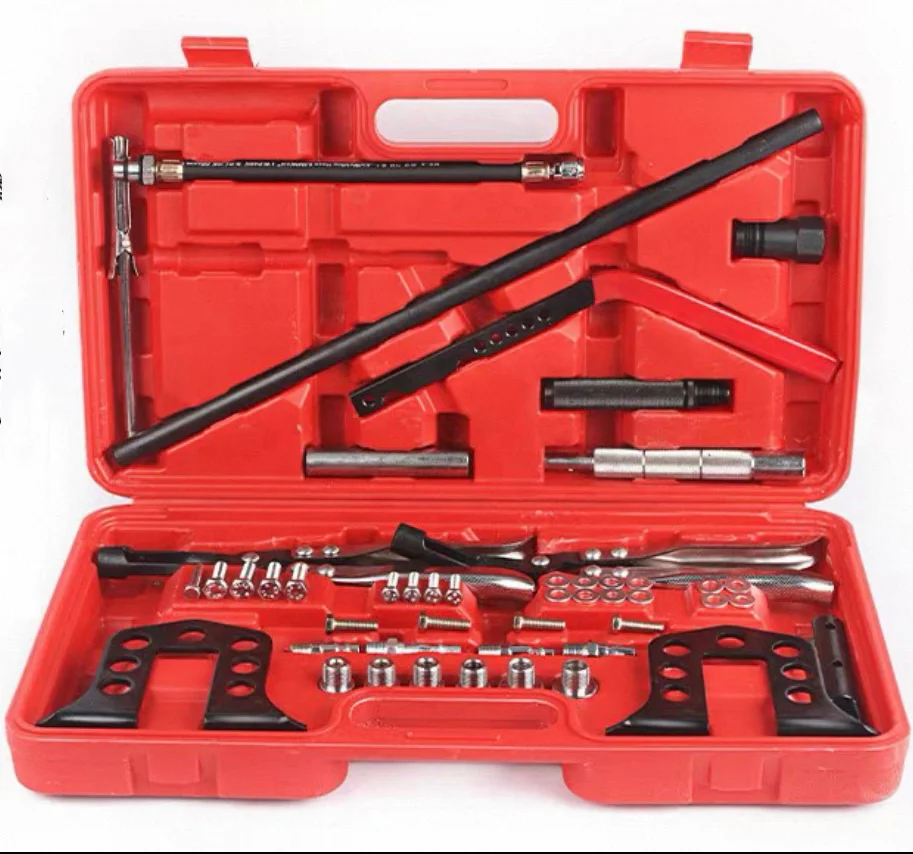 Vehicle Repair Engine Cylinder Head Universal Valve Spring Compressor Tool Kit