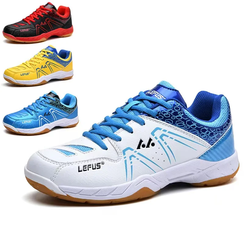 2024 LEFUS Unisex Badminton Tennis Shoes Breathable Female Outdoor Sports Training Footwear Children Sport Shoes