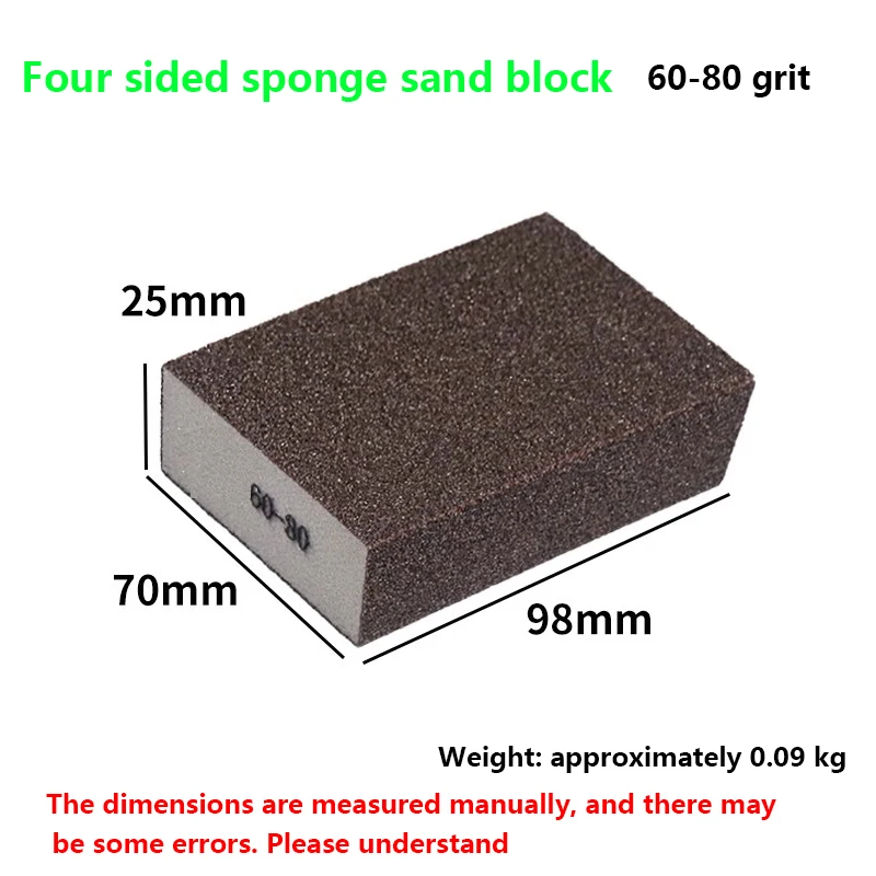 Sponge sand block woodworking furniture paint rust removal wall putty grinding block beauty seam polishing dry grinding sponge s