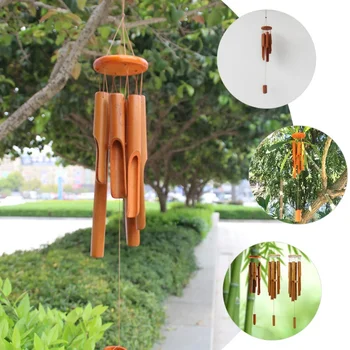 Bamboo Wind Chime Decor 3