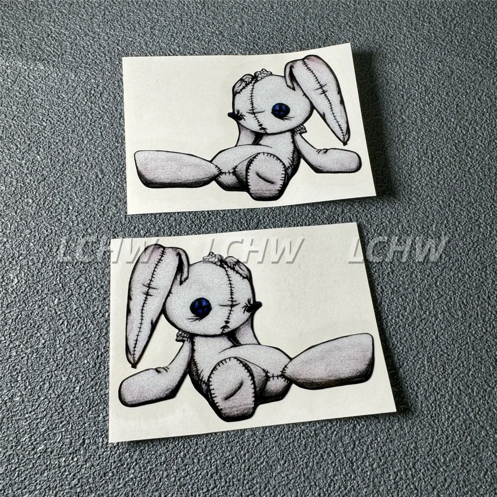 Car Stickers for Game Jinx Rabbit Auto Body Window Decals Sponsor Modified Tape Motor Racing Graphics