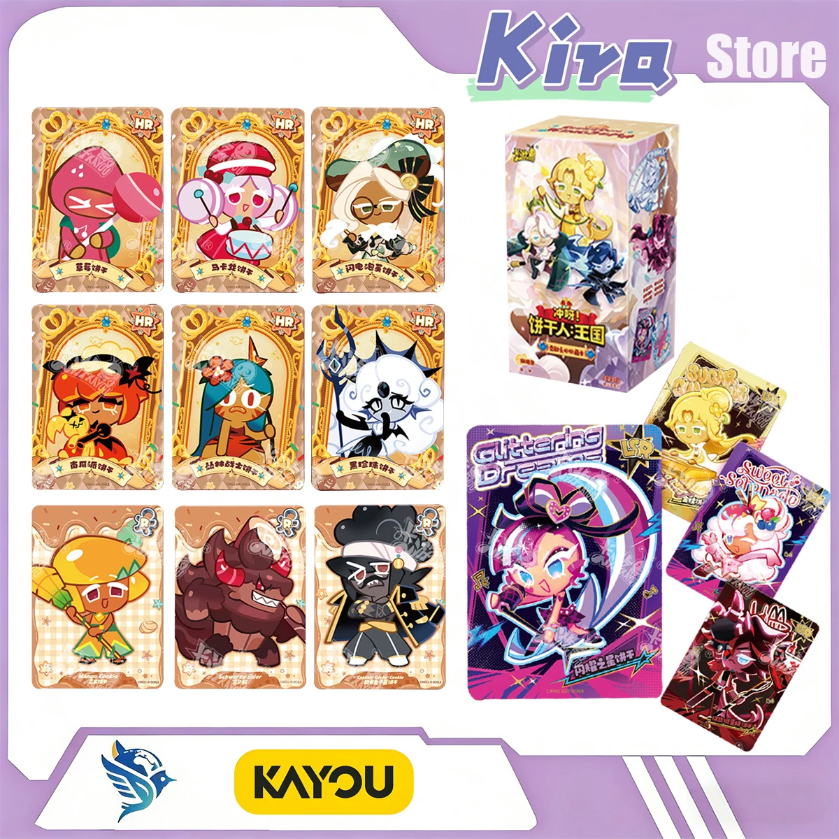 

Коллекционная карточная игра Kayou Charge Brave Heart: Официальный лицензионный набор карточек Cookie Man Kingdom