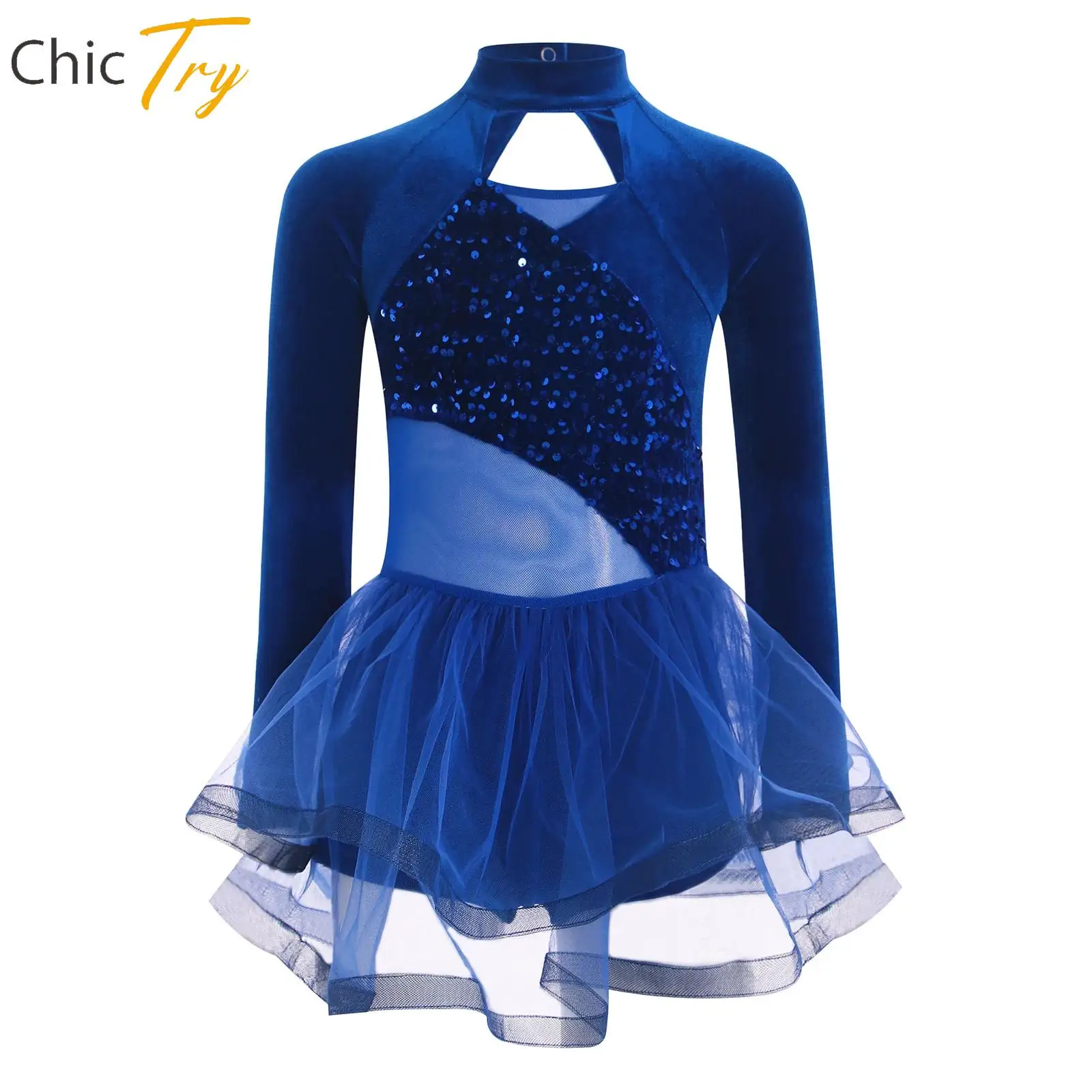 

Long Sleeves Leotards for Child Girls Ballet Gymnastics Tutu Dress Ballet Dance Dresses Gymnastics Leotards Performance Clothes