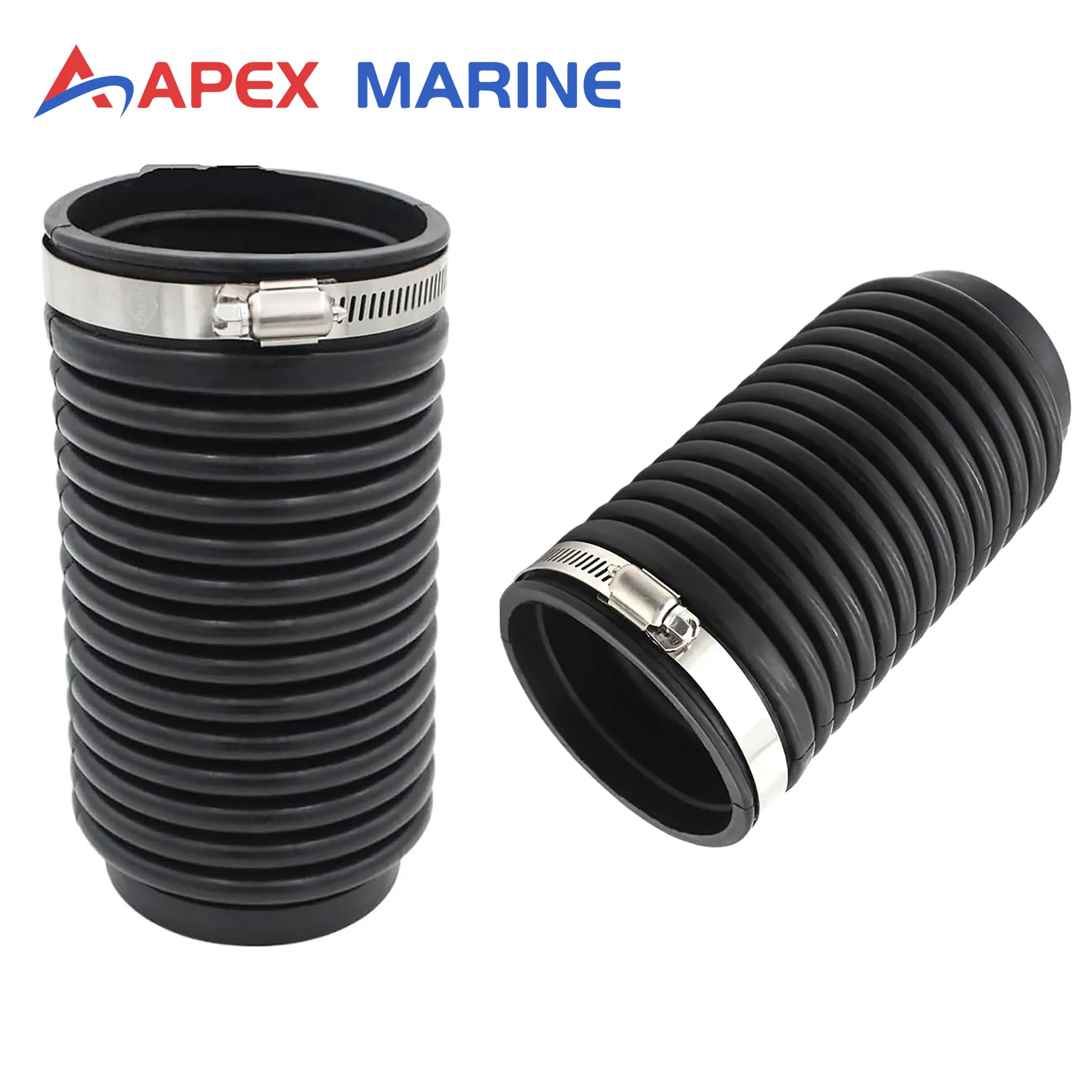 

2 Sets Exhaust Bellow Kit Fits for Volvo Penta SX DP Series Replaces for OMC Cobra V6 V8 3.0 To 8.2 L OEM 3850426 767724 18-1074