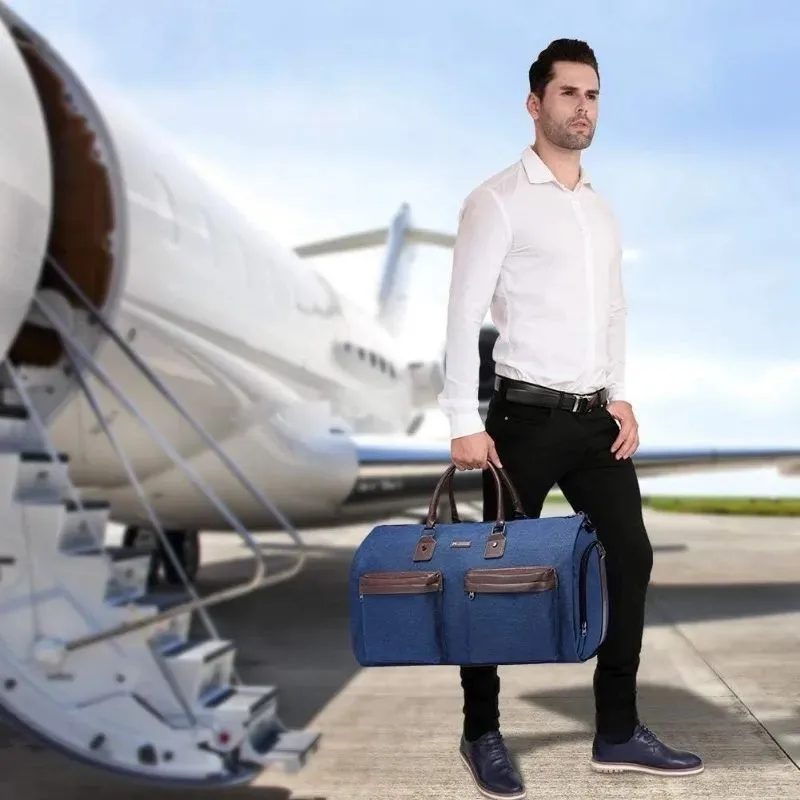 

Мужская сумка-тоут для деловых поездок, большая вместительная многофункциональная сумка для хранения багажа, складная мужская сумка с отделением для обуви