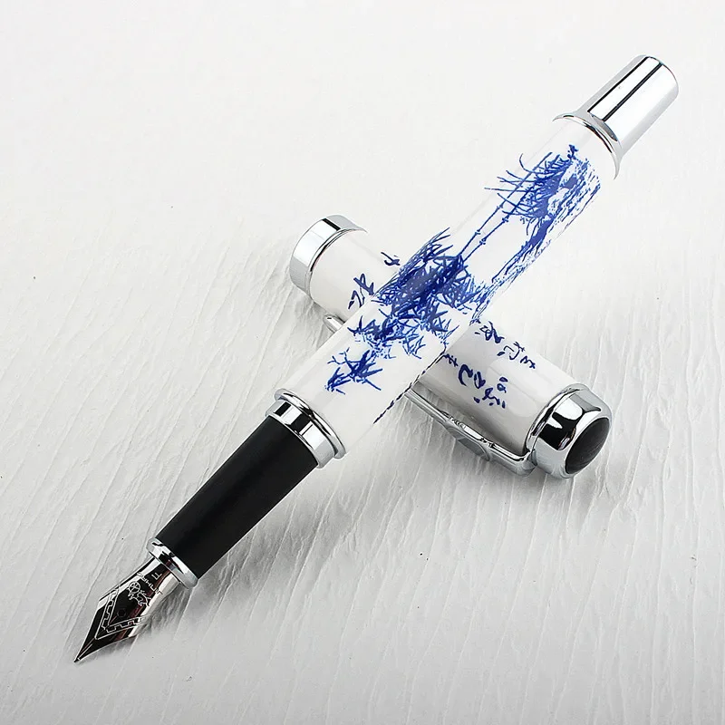 950 Simple Style Calligraphy Ceramics Fountain Pen Extra Fine 0.38mm/F 0.5mm Nib Office School Supplies Stationery