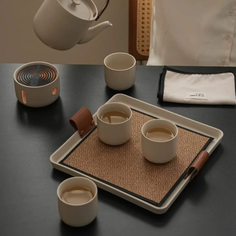 Afternoon Modern Tea Set Teapot Cute Vintage Jingdezhen Traditional Tea Set Japanese Bowl Jogo De Cha Porcelana Matcha Kit 3