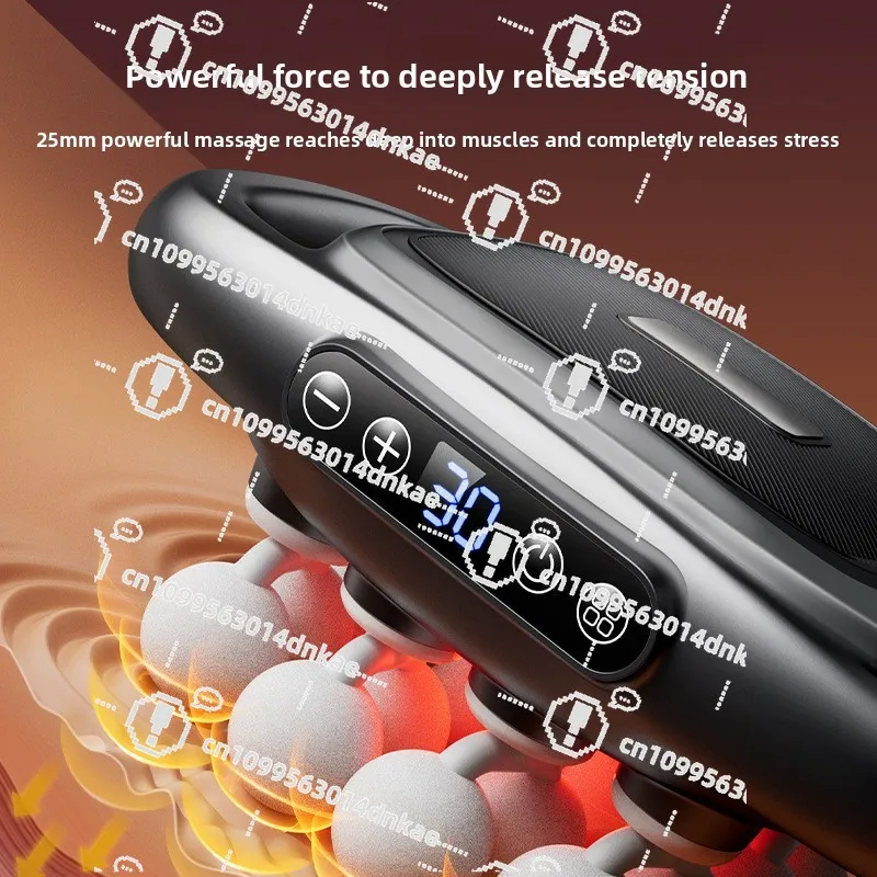 Cross-border Professional Grade 16-head Fascia Gun Size, Calf, Back, Waist, Head Massage Gun, Muscle Relaxation Massager