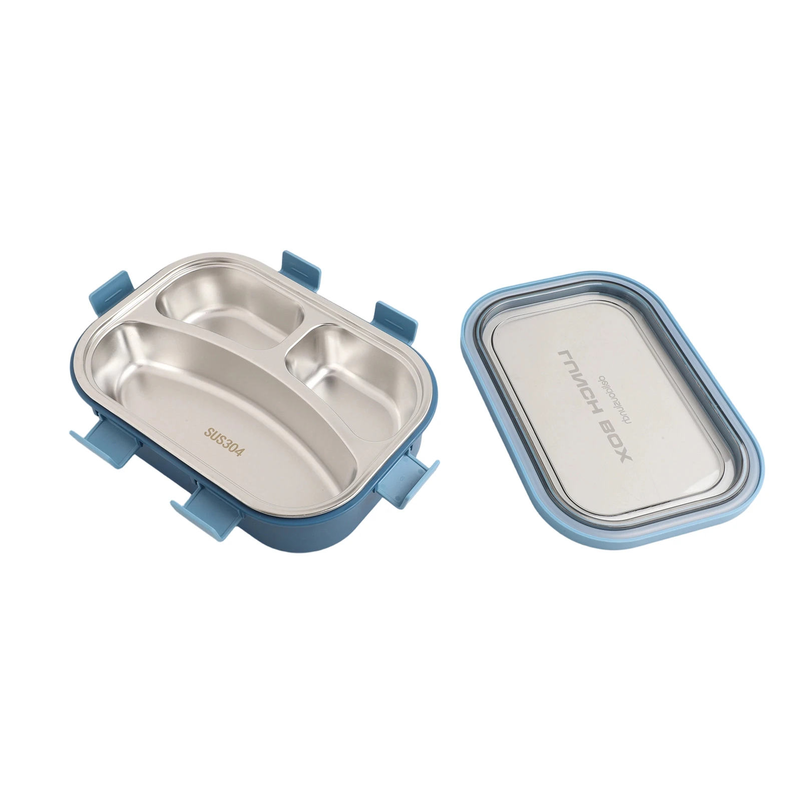 Stainless Steel Lunch Container with 3 Dedicated Food Sections and Integrated Leakproof Seal for Consistent Daily Performance