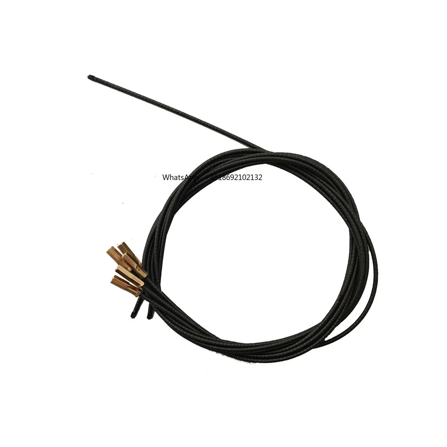 Pipe Steel Wire Soft Drill Through Bamboo Pipe Sharp Flue Dredging Solid Spring 2/3/4 Mm/5 Mm Flexible Shaft