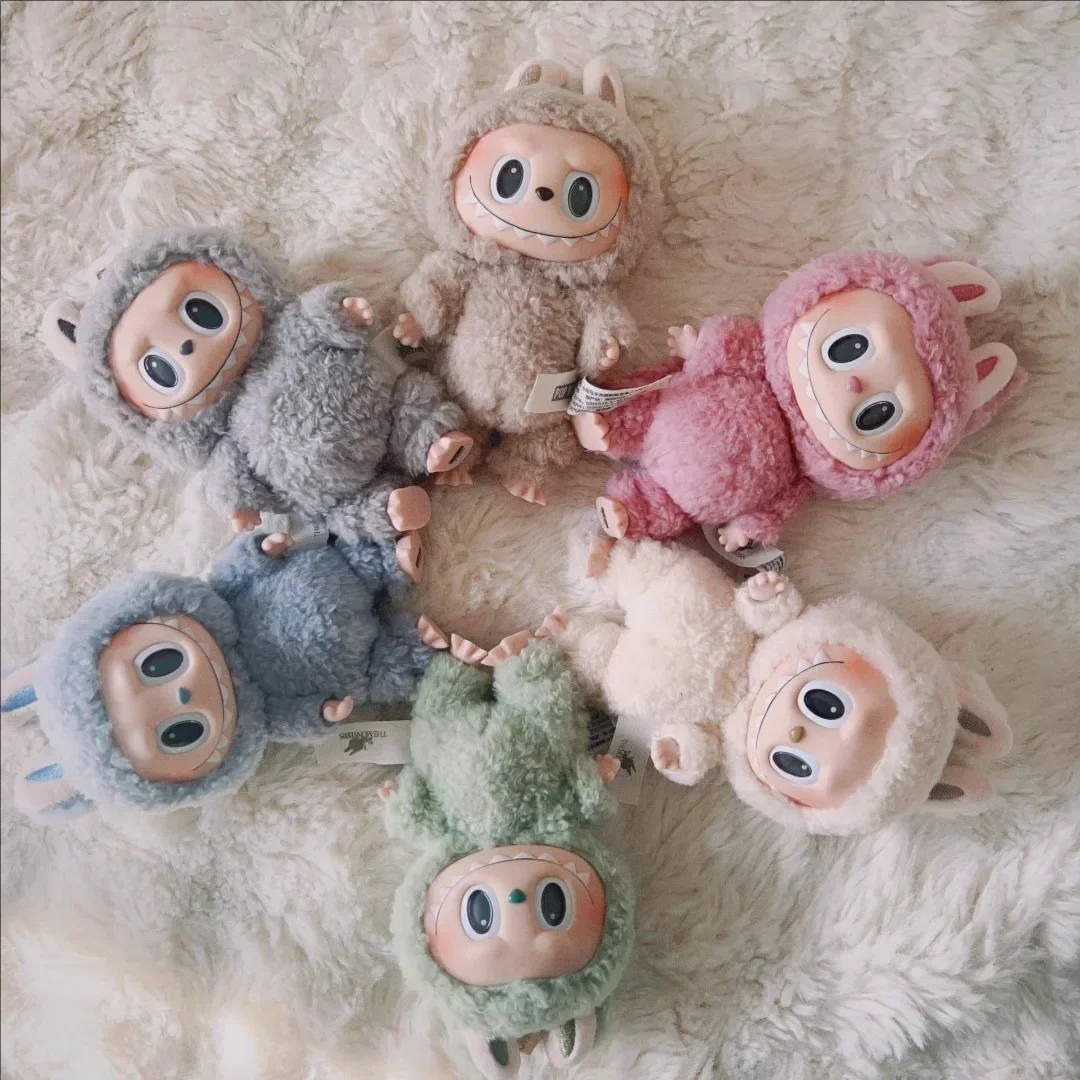 

New Generation Labu Plush Blind Box Station Style Macaron Vinyl Plush Series Trendy Play Doll Decoration Ornament