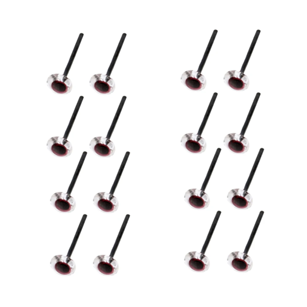 

200Pairs Transparent Animal Eyes Clear Plastic Safety Eyes for DIY Sewing Craft 4Mm Size Realistic Finish for Creations