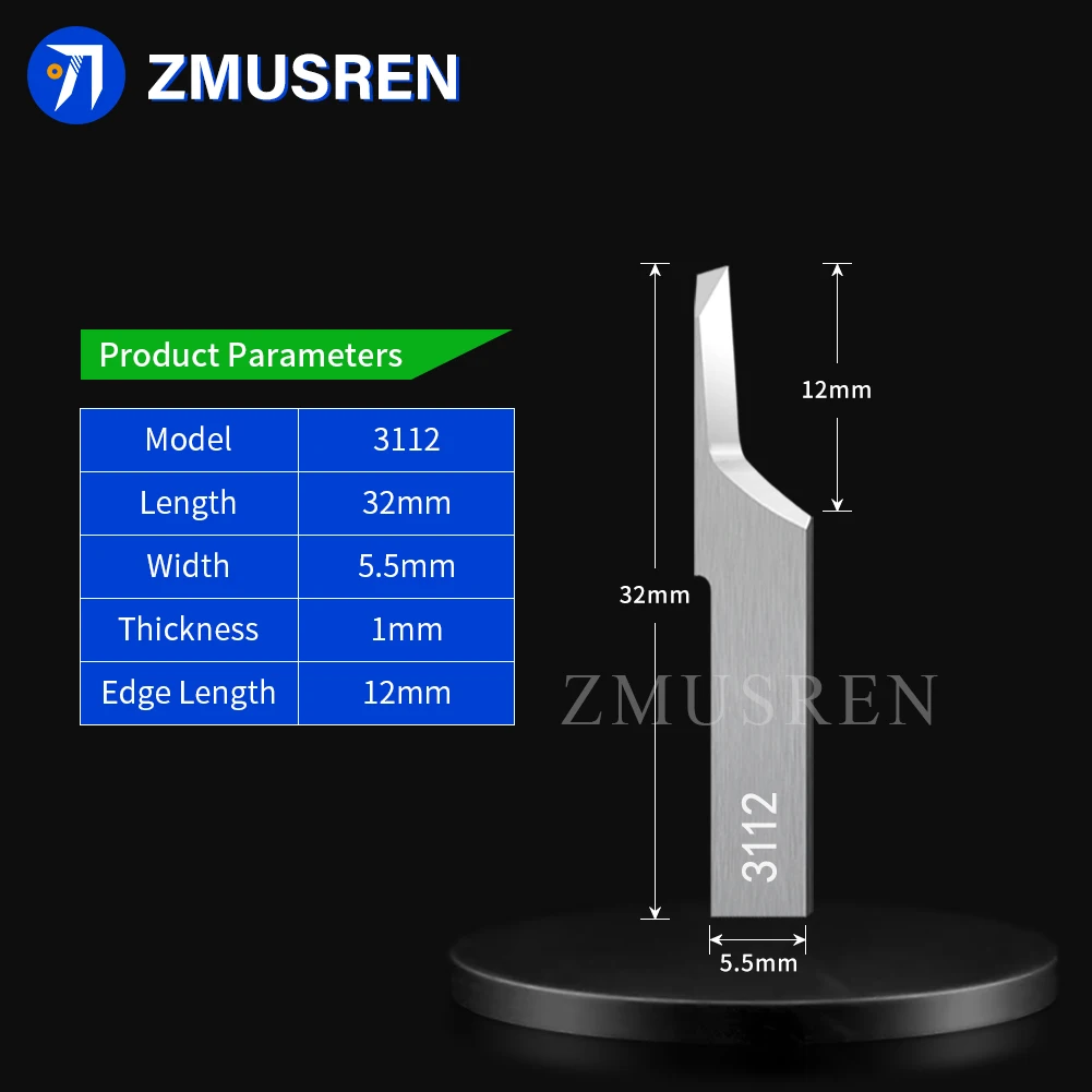 10PCS EMMA Blade 32104 3112 32105 32112 32203 Vibrating Blade Carbide Tungsten Oscillating Cutting Knife ATOM TPS GBOS Machine