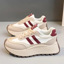 Sneakers Shoes for Women 2026 New Vintage Versatile Casual Light Thick Sole Dad's Shoes Platform Shoes Running shoes Footwear