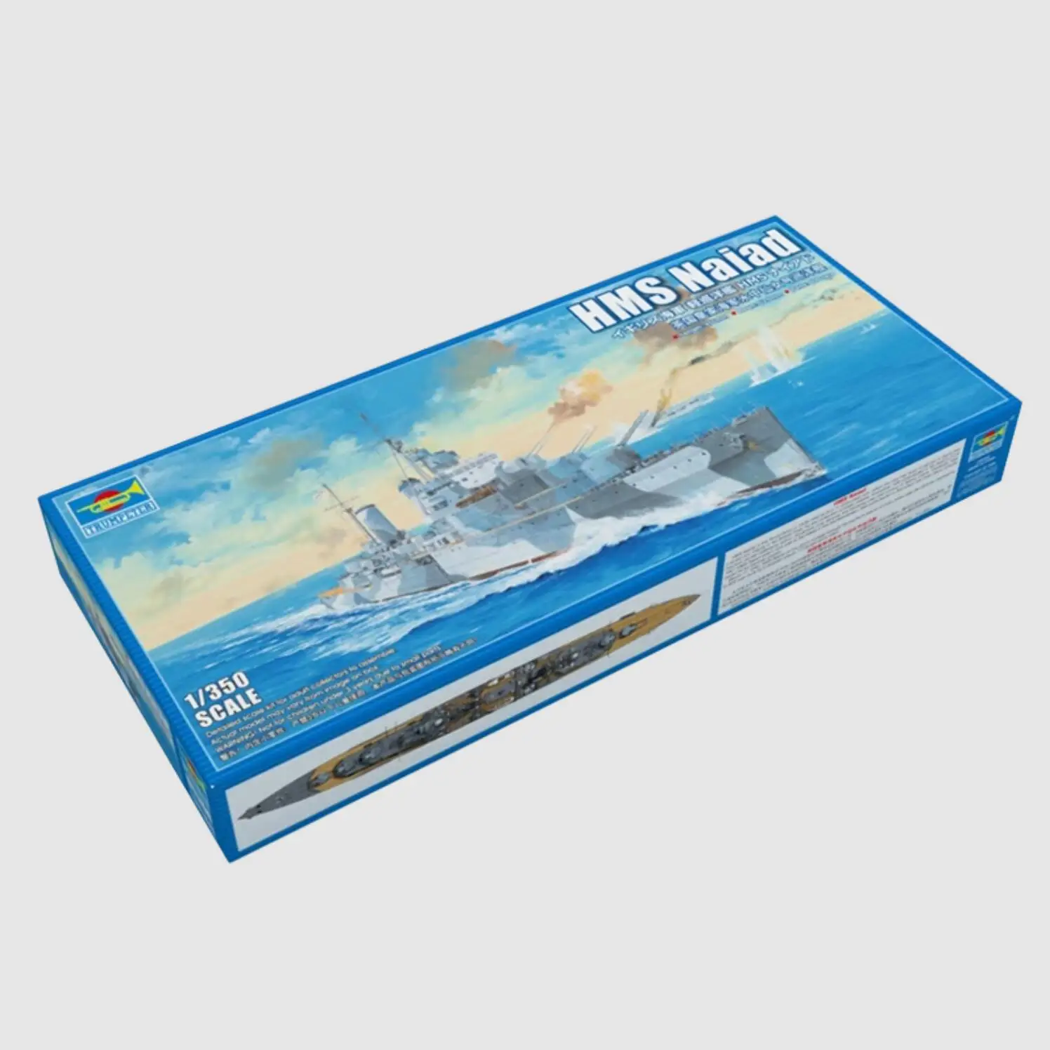 Trumpeter 05366 1:350 Scale HMS Naiad Plastic Model Warship Kit