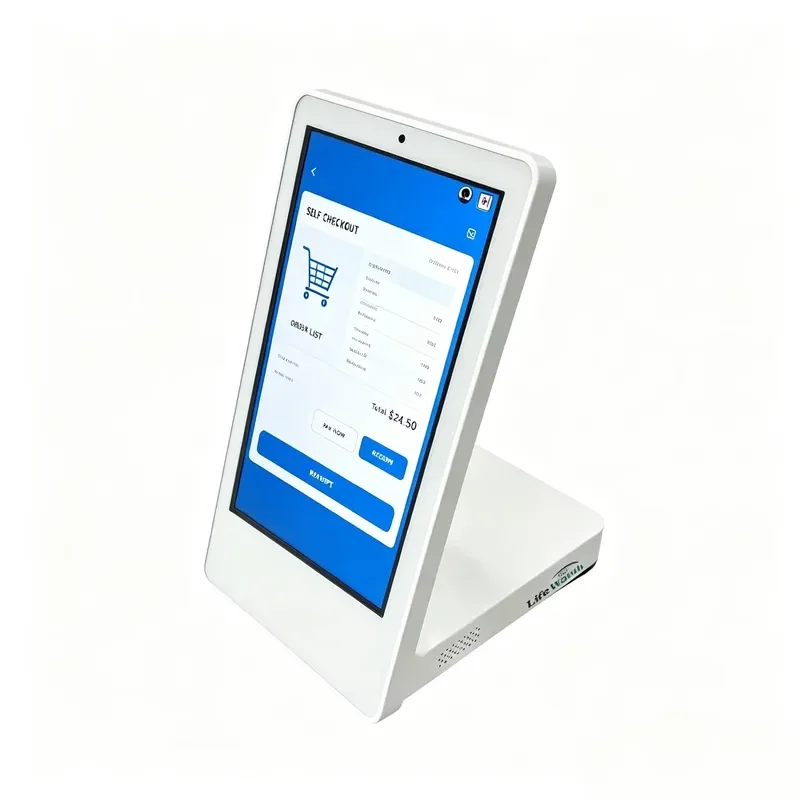22 Inch Self-Service Order & Payment Kiosk Desktop POS Terminal Android Windows System Lcd Screen with for coffee bar