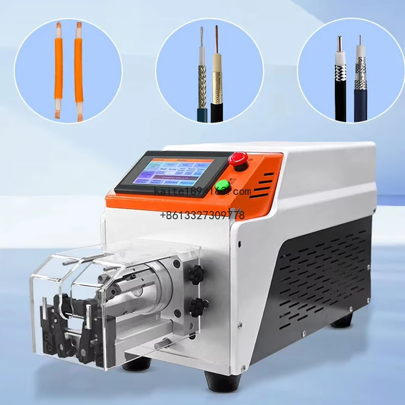 Antenna Charging Pile New Energy Wire Harness Stripping Machine Coaxial Wire Stripper (Semi-Automatic Stripping Machine)