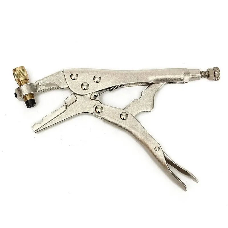 Refrigerant Recovery Clamp Air Conditioner Tube Locking Plier Refilling Pliers For Welding Locking Plier RepairTool