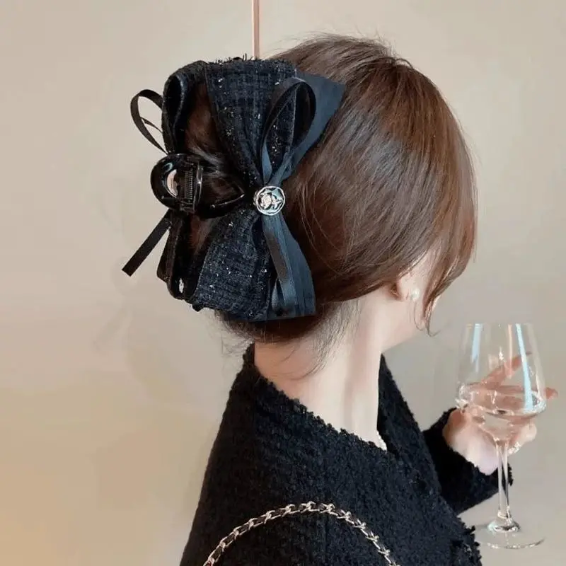 1/2 Stück Xiaoxiangfeng Haarspange mit Schleife für Damen, modisch und exquisit, Haarspange in Rosenform, Haarspange in Haifischform, Haarreißverschluss – Detail 4