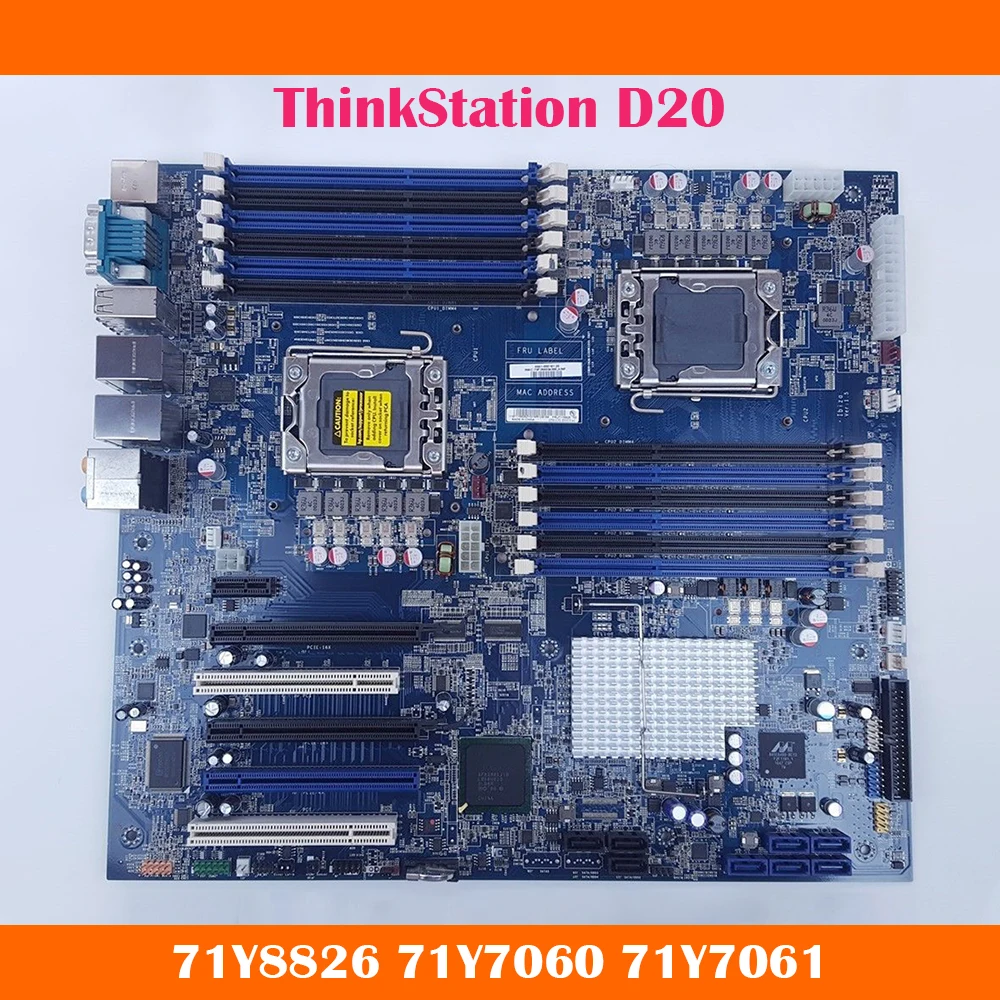 

Workstation Motherboard For Lenovo ThinkStation D20 71Y8826 71Y7060 71Y7061 X58 LGA1366 Works Perfectly Fast Ship High Quality